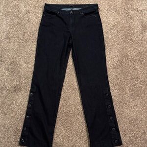 Banana Republic Logan Pants with Button Accents